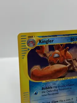 Pokemon TCG Kingler 15/165 Reverse Holo Rare Expedition Base Set - NM - Image 2