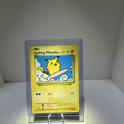 Pokemon Surfing Pikachu - Evolutions 111/108 Full Art Holo Rare English 50 HP - Image 1