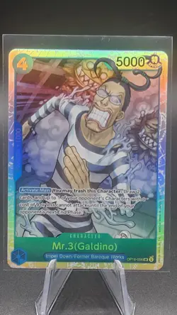 Mr.3 (Galdino) OP16-056 SR The Time of Battle One Piece EN - Image 1