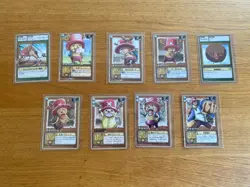 One Piece Carddass Ex Tony Tony Chopper Mixed Lot 9 Vintage Cards Bandai Japan - Image 1