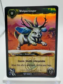 World of Warcraft TCG Foil Promo Holiday 5 2012 Wolpertinger - Image 1