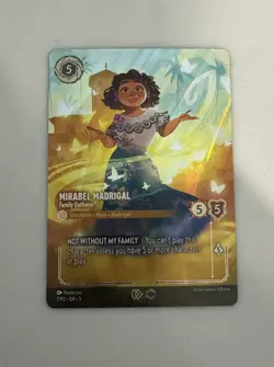 NEVER PLAYED Lorcana Mirabel Madrigal Store Championship Foil Promo 7/P2 - Image 1