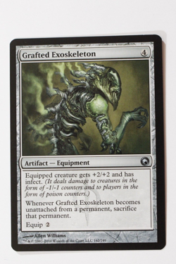 Magic the Gathering MTG Scars of Mirrodin Grafted Exoskeleton NM - Image 1