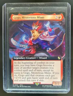 2025 Magic MTG Final Fantasy Gogo Mysterious Mime EA Commander Foil Rare #153 - Image 1