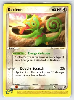 Kecleon 18/100 2003 EX Sandstorm Pokemon Card e-Series Nintendo Rare - Nm - Image 1