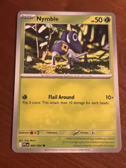 Nymble - 009/094 - Common Pokemon Card Phantasmal Flames - Image 1
