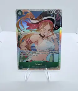 Bandai One Piece Card Game Nami OP04-031 OP-04 Special Foil Character 2000 Power - Image 1