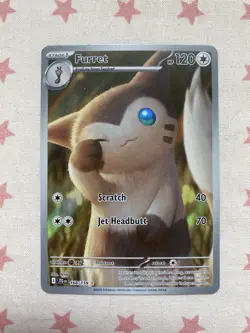 Furret 168/159 Journey Together Holo Pokemon TCG Card - Image 1