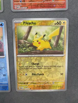 Pokemon 151 S&V Costco Promo Cards Set Cosmos Holo Pikachu Charmander Squirtle - Image 5