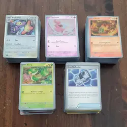 Pokemon TCG bulk 500 card lot. All common & uncommon holo/reverse holo. - Image 1