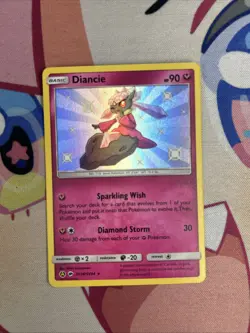 Diancie SV36/SV94 Hidden Fates Ultra Rare Shiny Vault Pokemon Card * New * - Image 2