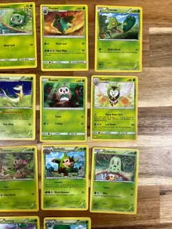 x14 NO DUPLICATES GRASS STARTERS Evolutions Various Sets Pokemon Card Lot #262 - Image 3