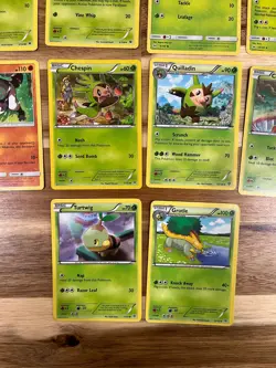 x14 NO DUPLICATES GRASS STARTERS Evolutions Various Sets Pokemon Card Lot #262 - Image 4