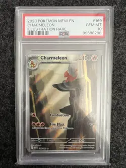 Pokemon TCG Charmeleon Scarlet Violet-151 Illustration Rare Card 169/165 PSA 10 - Image 1