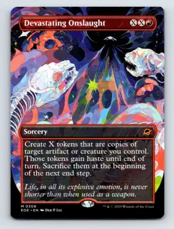 Devastating Onslaught (Borderless) M Edge of Eternities 308 NM - Image 1