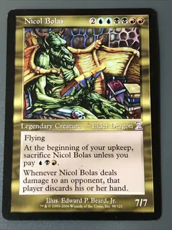 Nicol Bolas X1 Time Spiral Ex Condition See Pics Front Back Mtg - Image 1