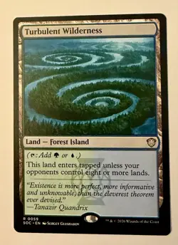 MTG Turbulent Wilderness [SOC] #59 Commander: Secrets Of Strixhaven - Image 1