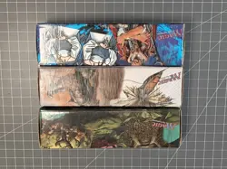 3x 1998 MTG Magic the Gathering Vintage Storage Boxes - Image 1