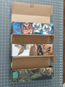 3x 1998 MTG Magic the Gathering Vintage Storage Boxes - Image 5