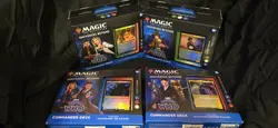 Wizards of the Coast MTG Doctor Who Commander Deck Lot 4x 100ct EN 2023 - Image 1