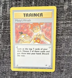 Pokemon TCG Misty's Wrath Gym Heroes Trainer 114/132 Uncommon Excellent - Image 1