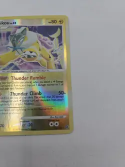 2007 Pokemon Diamond & Pearl Secret Wonders Raikou Reverse Holo #16/132 - Image 3