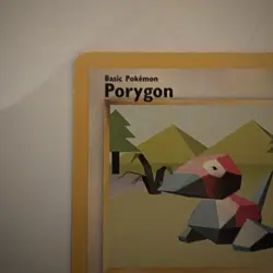 Porygon Uncommon Normal Base Set 039/102 NM Pokemon TCG - Image 2