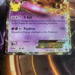 Mewtwo EX 54/99 Celebrations Classic Collection 25th Anniversary Pokemon Card M - Image 3