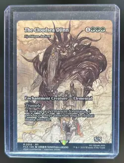 2025 Magic The Gathering Final Fantasy The Cloudsea Djinn Borderless #0016 - Image 1