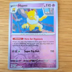 HYPNO 097/165 POKEMON CARD (151 SET) REVERSE HOLO - Image 2