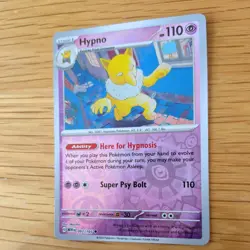 HYPNO 097/165 POKEMON CARD (151 SET) REVERSE HOLO - Image 4