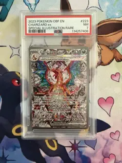Charizard ex 223/197 Obsidian Flames English PSA Graded 7 Pokemon TCG - Image 1