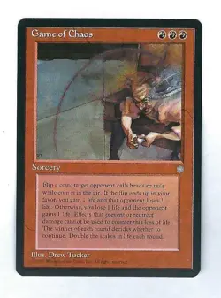 Game of Chaos - Ice Age - Magic The Gathering NM/M (Never Played) - Image 1