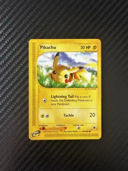 Pokemon TCG Pikachu #124 Pokemon Expedition E Series Non Graded - Image 1