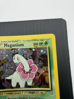 Meganium 10/111 Unlimited Neo-Genesis 2000 Holo 🌀SWIRL🌀 LP-/MP+ - Image 3