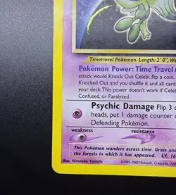Celebi 3/64 Pokemon TCG Neo Revelation Unlimited Holo Rare WOTC MP - Image 5