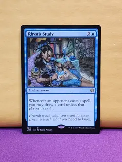 1x Rhystic Study, NM, Jumpstart (JMP), Magic: the Gathering, MtG - Image 1