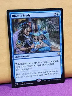1x Rhystic Study, NM, Jumpstart (JMP), Magic: the Gathering, MtG - Image 3