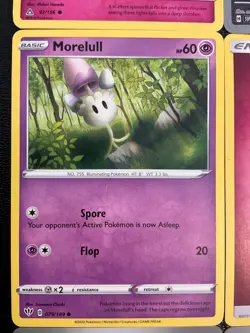 8 Morelull Shiinotic Pokemon TCG mixed LOT SIR HOLO Cute 🍄🍄🍄🔥😍 fairy type - Image 5