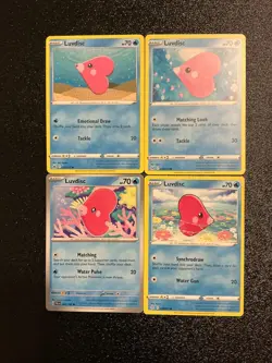 x4 Luvdisc pokemon mixed lot collection ❤💦💧 - Image 1