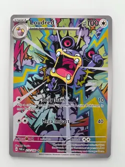 Loudred 212/182 Illustration Rare SV04: Paradox Rift Pokemon TCG NM 212/182 - Image 1