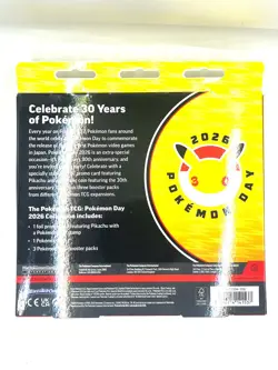 Pokemon Day 2026 Pikachu Collection Box New Sealed - Image 2