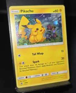 Pokemon TCG Pikachu SM86 Promo Holo MP - Image 1