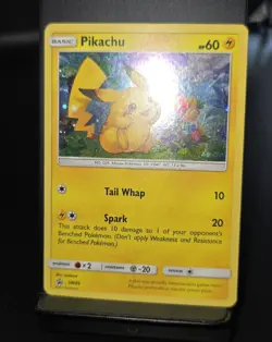 Pokemon TCG Pikachu SM86 Promo Holo MP - Image 3
