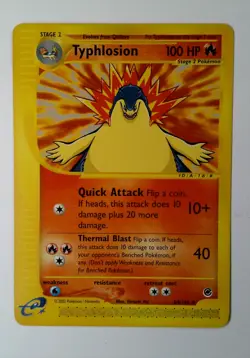 Excellent pokemon Typhlosion 64/165 Expedition - Image 1