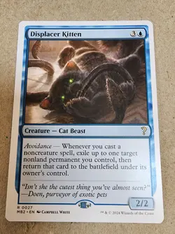 Displacer Kitten - Regular (White Border) Mystery Booster 2 - Mtg - Image 1