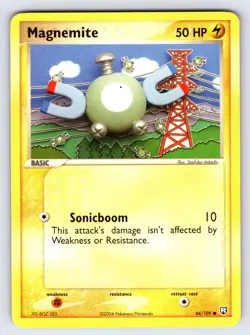 Magnemite 66/109 2004 EX Team Rocket Returns Pokemon Card TCG Nintendo Common Nm - Image 1