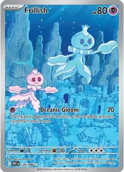 Holofoil - Frillish - 126/086 - 126/086 / NM / English Pokemon TCG - Image 1