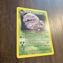 Pokemon TCG Dark Weezing 31/82 Rare Team Rocket Unlimited LP Non Holo - Image 2