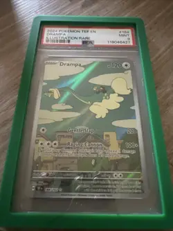 2024 Pokemon Temporal Forces Drampa Illustration Rare #184/162 PSA 9 - Image 1